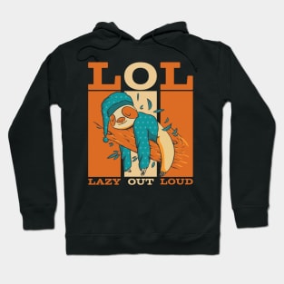 Funny Sleeping Lazy Sloth Hoodie